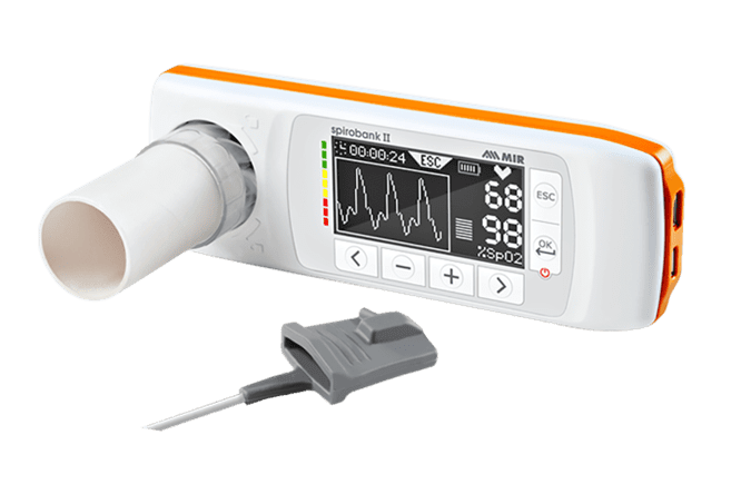 Spirobank 2 Smart BLE (Bluetooth Low Energy) + Oximeter + 1 reusable turbine Spirobank 2 Smart BLE (Bluetooth Low Energy) + Oximeter + 1 reusable turbine